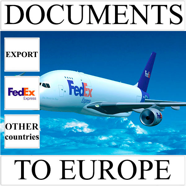 Delivery of documents up to 0,5 kg to Europe from Ukraine (other countries) by FedEx