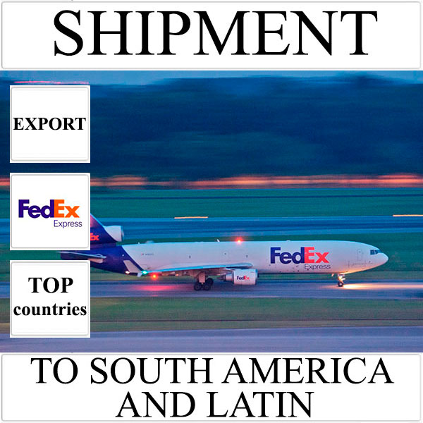 Delivery of shipment up to 0,5 kg to South America and Latin from Ukraine by FedEx