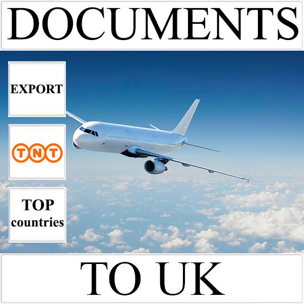 Delivery of documents up to 0.5 kg to UK (Great Britain and Northern Ireland) from Ukraine by TNT