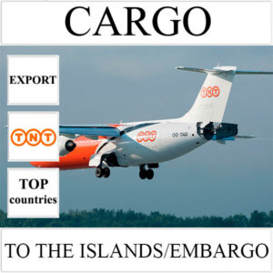 Delivery of cargo up to 10 kg to the Islands/Embargo from Ukraine by TNT