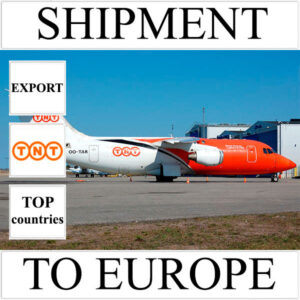 Delivery of shipment up to 0.5 kg to Europe from Ukraine (top countries) by TNT